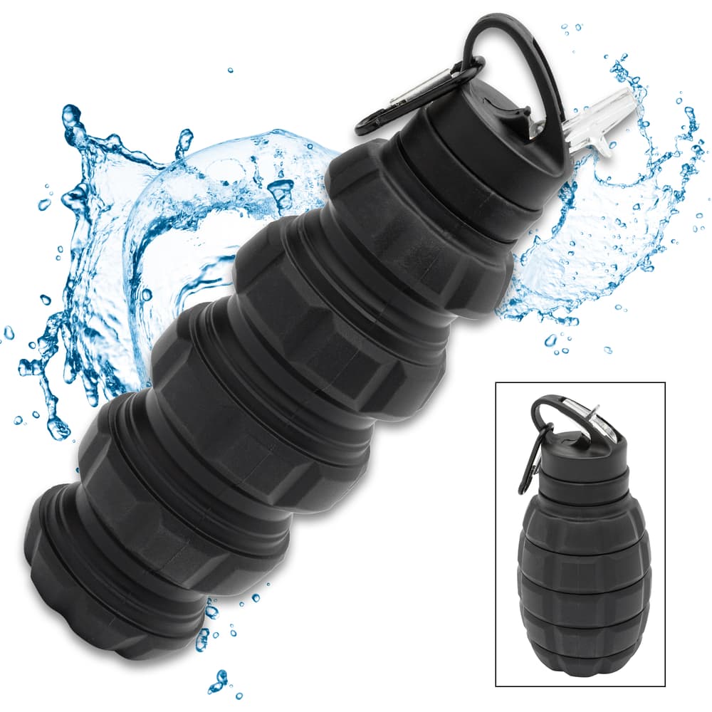 Full image of the FlexiHydrate Collapsible Water Bottle. image number 0